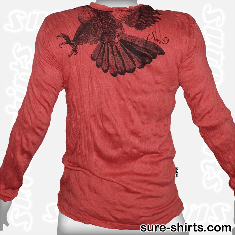 Golden Eagle - Red Long Sleeve Shirt size M