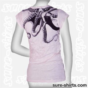 Octopus - Light Pink Women Tee