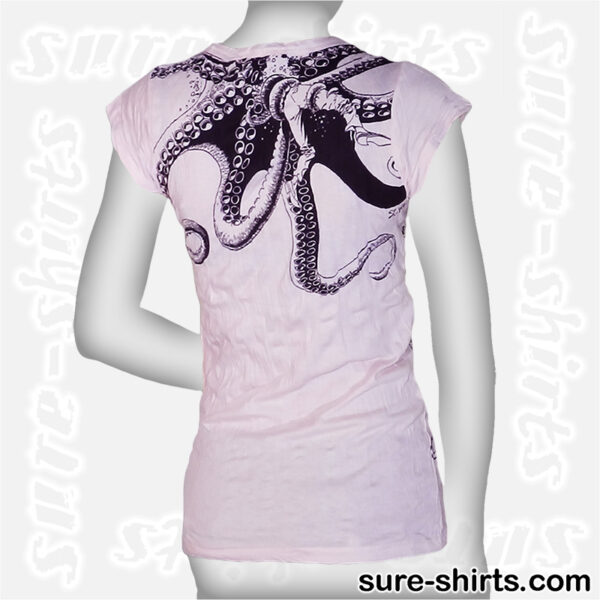 Octopus - Light Pink Women Tee