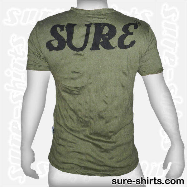 Monkey Studio - Olive Green Tee size M