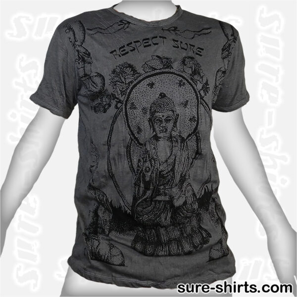 Buddha Respect - Dark Grey Tee size L