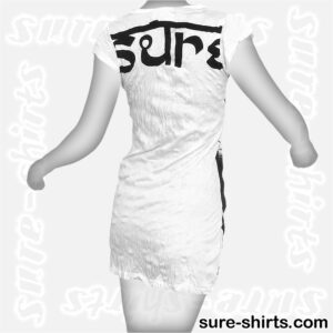 Weeping Buddha - White Women T Dress / Summer Dress