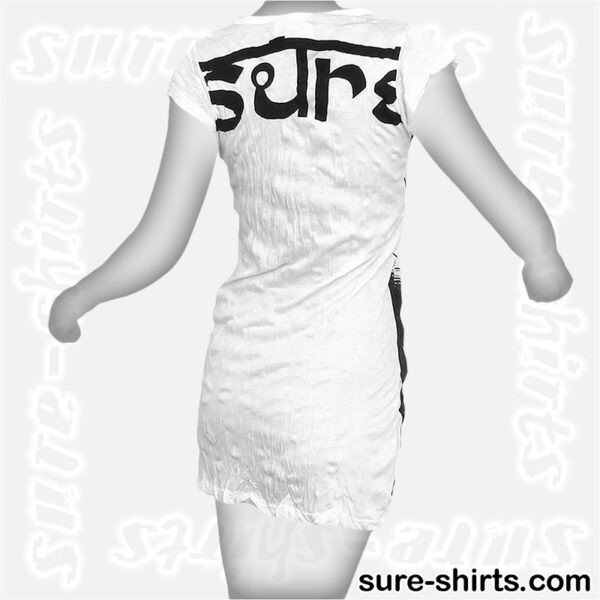 Weeping Buddha - White Women T Dress / Summer Dress