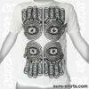 Buddha Hands - White Tee size L