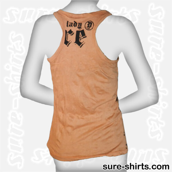 Ganesha Relaxed - Orange Women Tank Top / Singlet