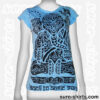 Ganesha Tribal - Light Blue Women Tee