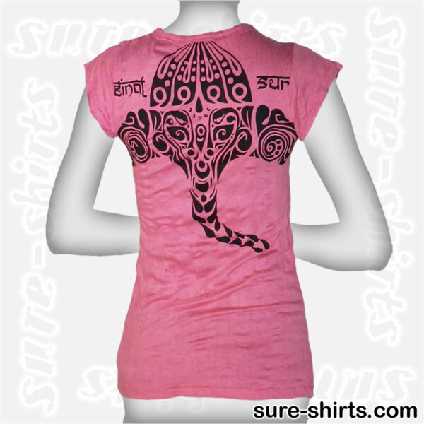 Ganesha Tribal - Pink Women Tee