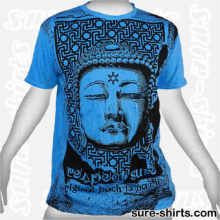 Great Buddha - Blue Tee size L