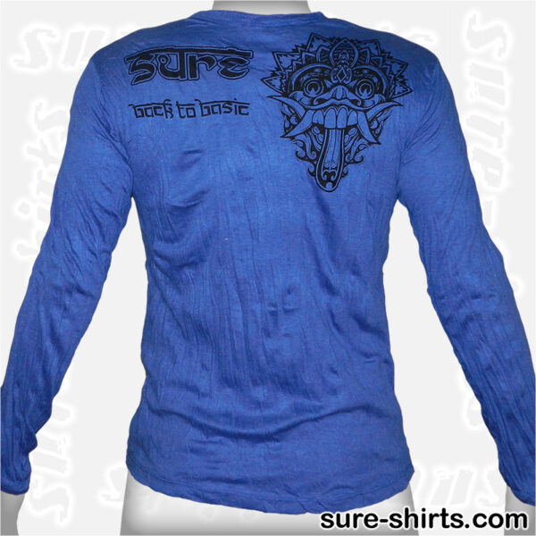 Barong - Blue Long Sleeve Shirt size M