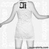 Wise Ganesha - White Women Tank Dress / Sundress