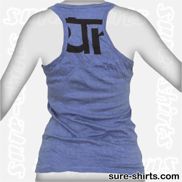 Ganesha Profile - Blue Women Tank Top / Singlet