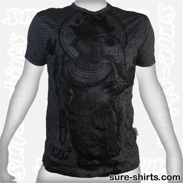 Ganesha Profile - Black Tee size M