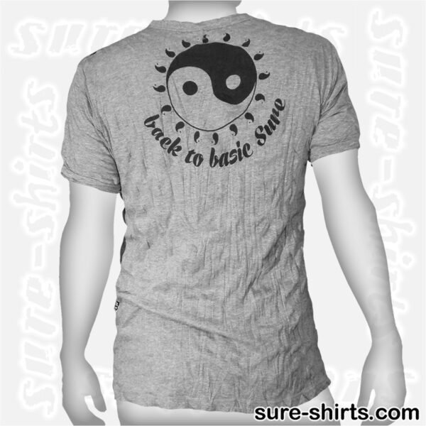 Yin Yang - Light Grey Tee size M