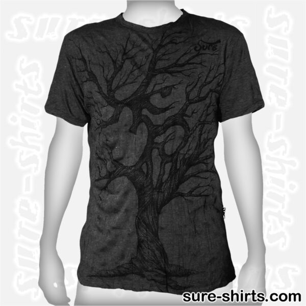 Om Tree Sketch - Black Tee size L