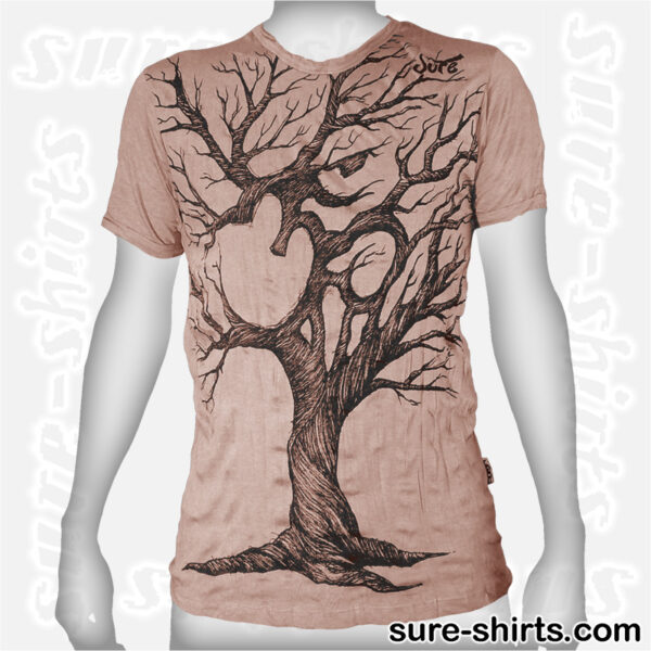 Om Tree Sketch - Beige Tee size M