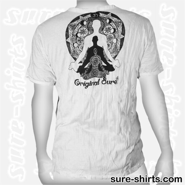 Buddha Trinity - White Tee size M