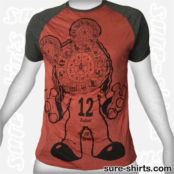 Zodiac - Dark Red Tee size M