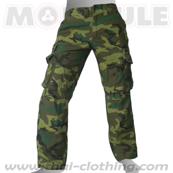 50005 Molecule Combat Military Pants Camo Woodland - long