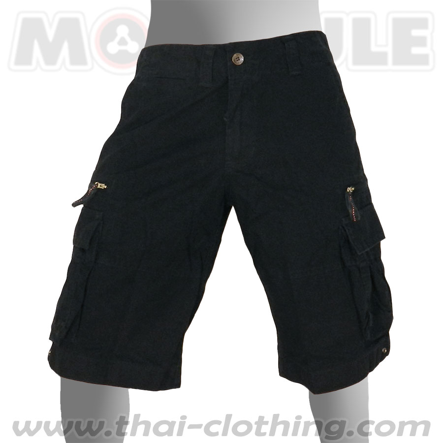 Molecule Pants Cruiser Black Cargo Shorts