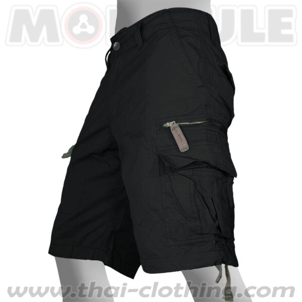 Molecule Pants Rambler Black Ripstop Cargo Shorts