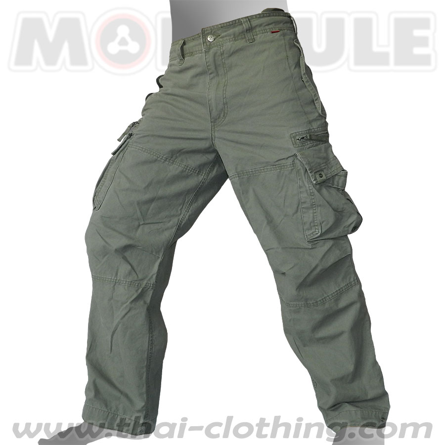 45019 Venture Molecule Pants Green - Long Cargo Pants
