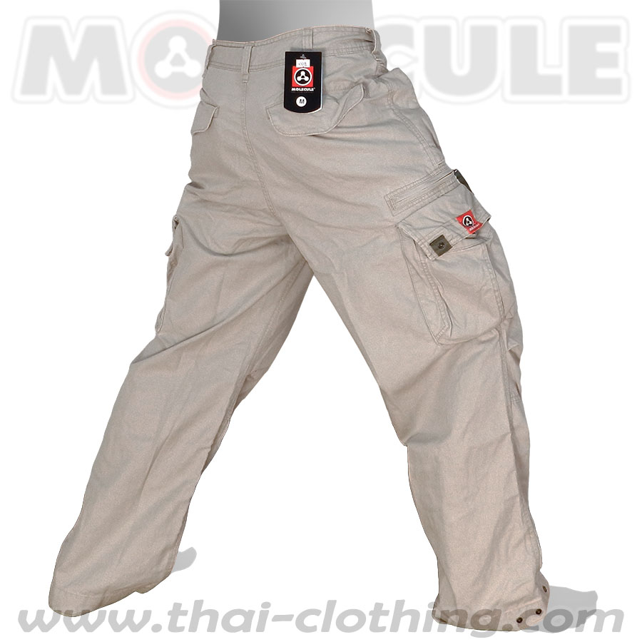 45019 Venture Molecule Pants Beige Cream - Long Cargo Pants
