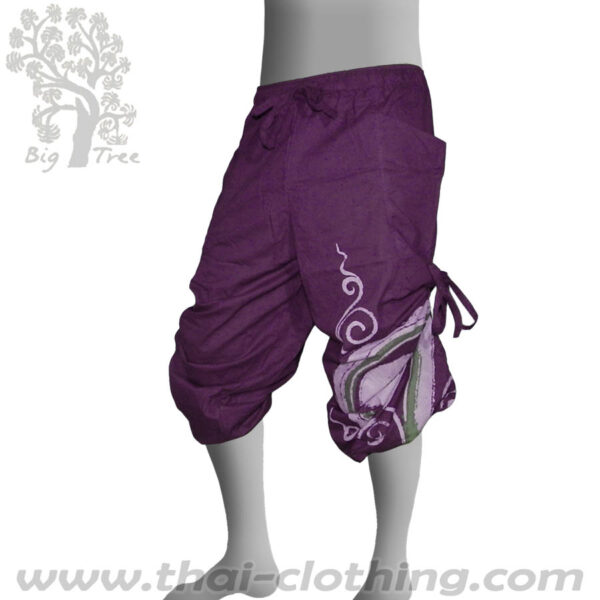 Purple Leg Lace Pants - BIG TREE
