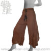 Brown Flared Thai Pants - BIG TREE - Women