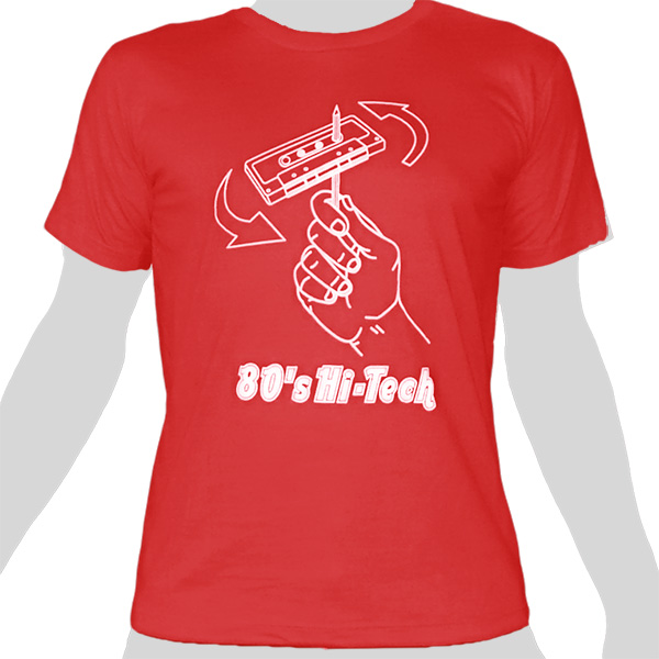 80s High-Tech - red ROCKY T Shirt