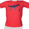 Dinosaur Pet - T Rex on the Leach - red ROCKY T Shirt