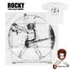 Da Vinci Rocking Vitruvian Man - white ROCKY T Shirt