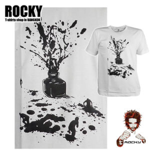 Splash Ink Men - white ROCKY T Shirt