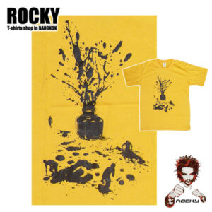 Splash Ink Men - yellow ROCKY T Shirt