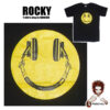 Headphone Smiley - black ROCKY T Shirt