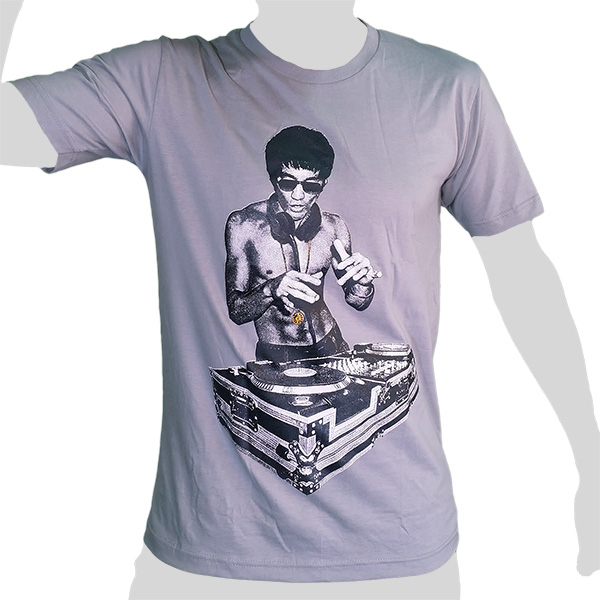 583 DJ Bruce Lee - light grey ROCKY T Shirt