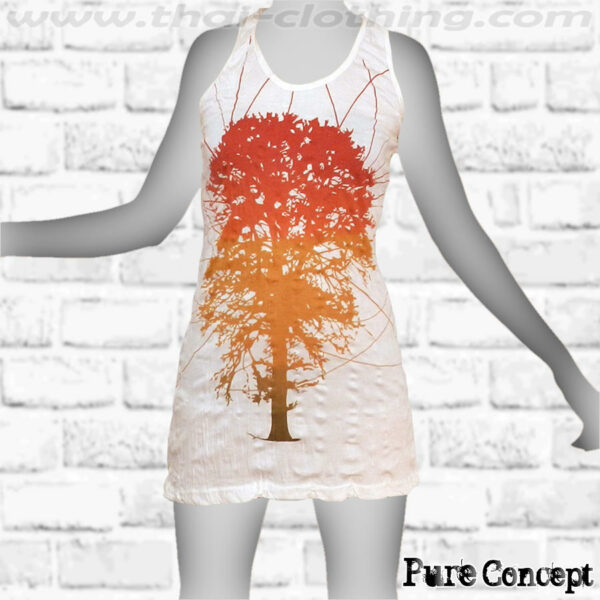 Tree of Life - White Pure Concept WOMEN Tank Dress