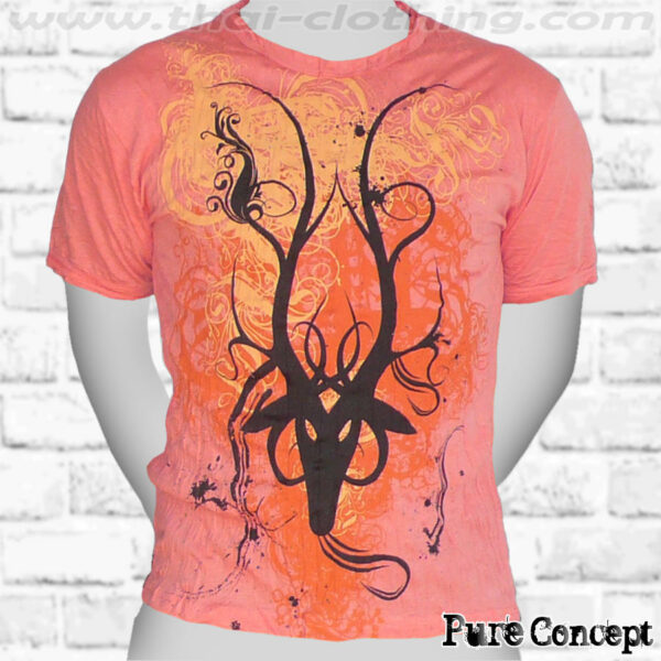 Magic Antlers - Salmon Red Pure Concept MEN T-Shirt Tee