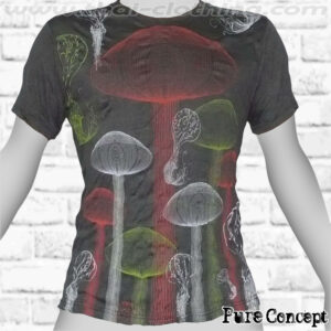 Magic Mushrooms - Black Pure Concept MEN T-Shirt Tee