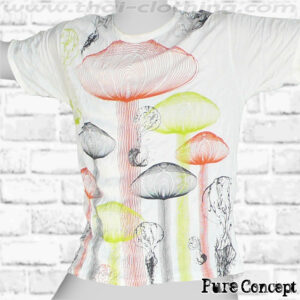 Magic Mushrooms - White Pure Concept MEN T-Shirt Tee