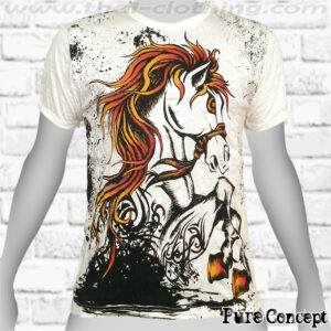 Wild Horse - White Pure Concept MEN T-Shirt Tee