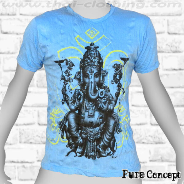 Ganesha - Light Blue Pure Concept MEN T-Shirt Tee