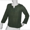 FaiLanna - DARK GREEN Natural Cotton Longsleeve Shirts