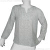 FaiLanna - LIGHT GREY Natural Cotton Longsleeve Shirts