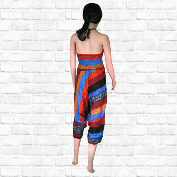 Harem Pants Dress - Fat Stripes