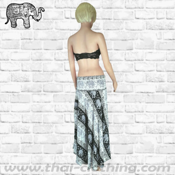 Thai Elephant Skirt-Dress Women - White