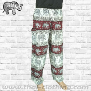 Thai Elephant Pants Long - Red