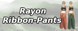 Rayon Ribbon Pants