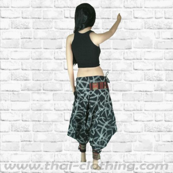 Thai Hmong Bat Harem Pants - cotton - Scratches 1