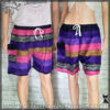 Elephant Pants Elephant Shorts Fat Stripes - L/XL - Pink, Purple, Brown