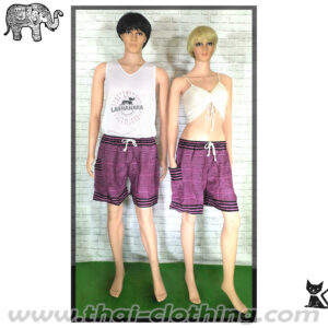 Elephant Pants Elephant Shorts Thin Lines - L/XL - Pink, Black